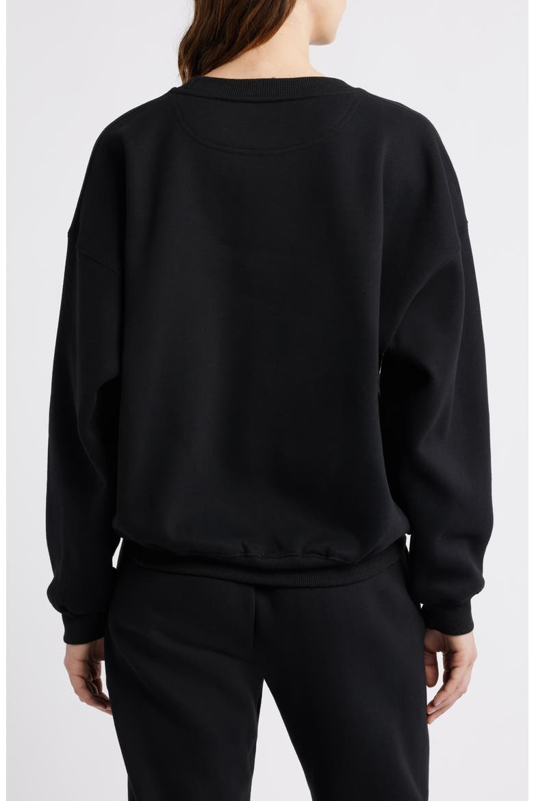 Brand Logo Sweatshirt, Alternate, color, BLACK
