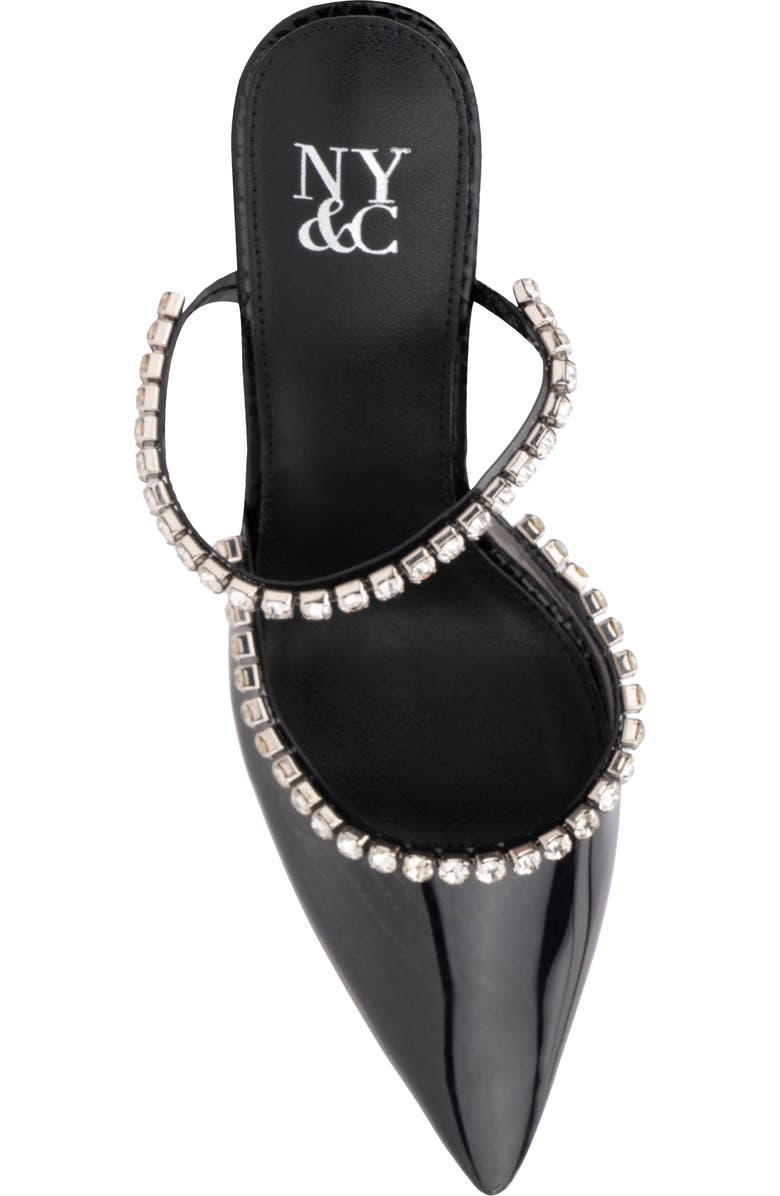 NEW YORK AND COMPANY Fatima Crystal Embellished Lucite Pump, Alternate, color,