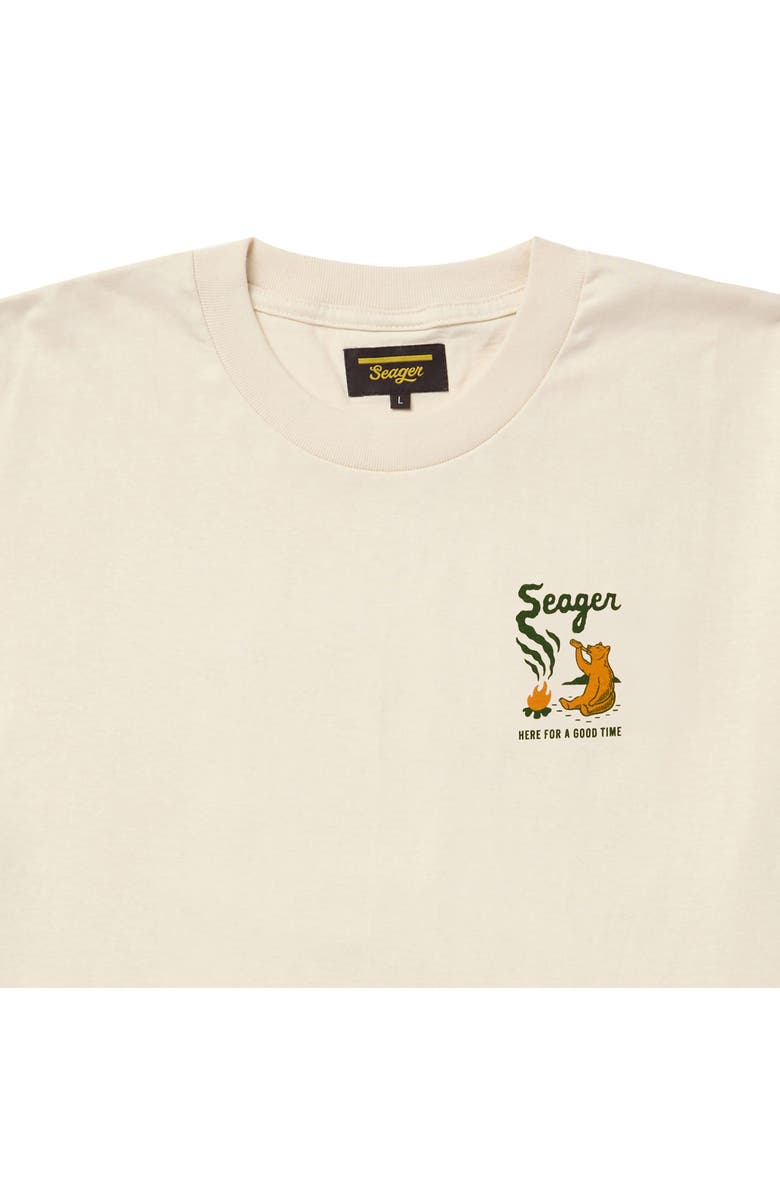 Seager Co Smokey Graphic Print Cotton T-shirt, Alternate, color, Cream