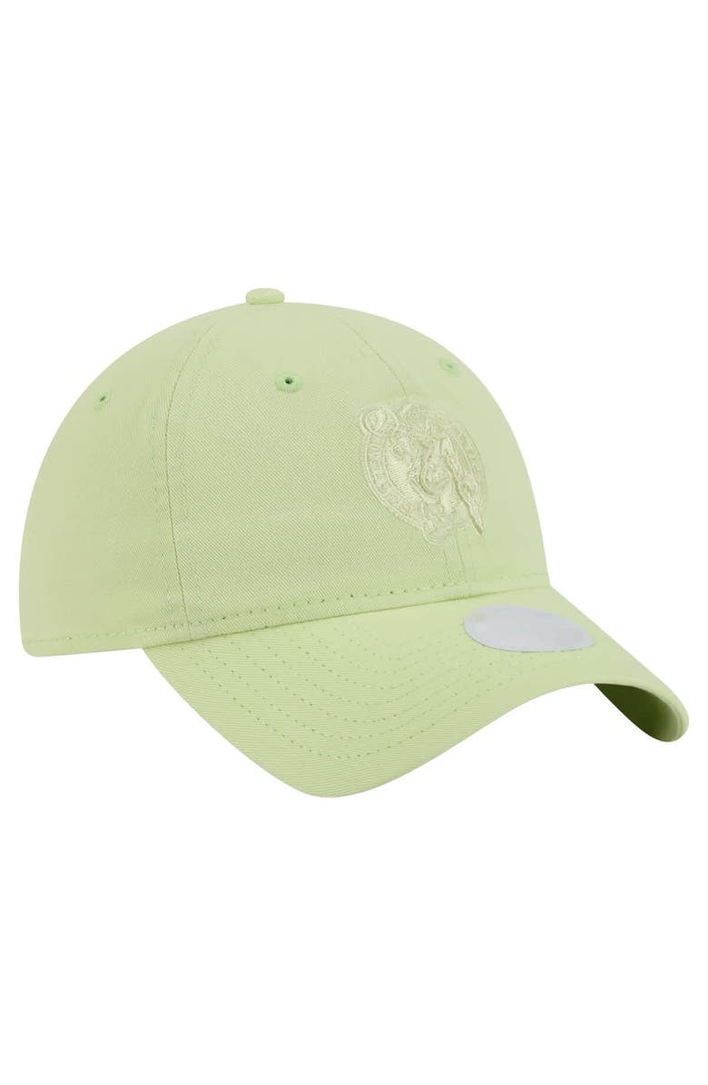 New Era Women's New Era Light Green Boston Celtics Colorpack 9TWENTY Adjustable Hat, Alternate, color, Light Green