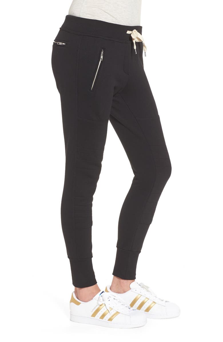 SINCERELY JULES 'Lux' Skinny Cotton Jogger Pants, Alternate, color, 