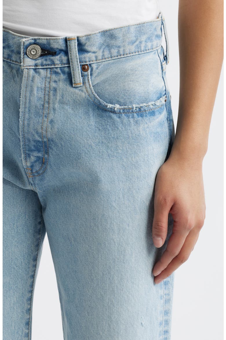 Elko Distressed Straight Leg Jeans, Alternate, color, LIGHT BLUE
