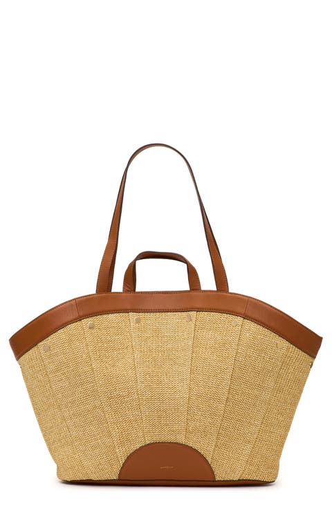 Shelley Raffia Resort Tote