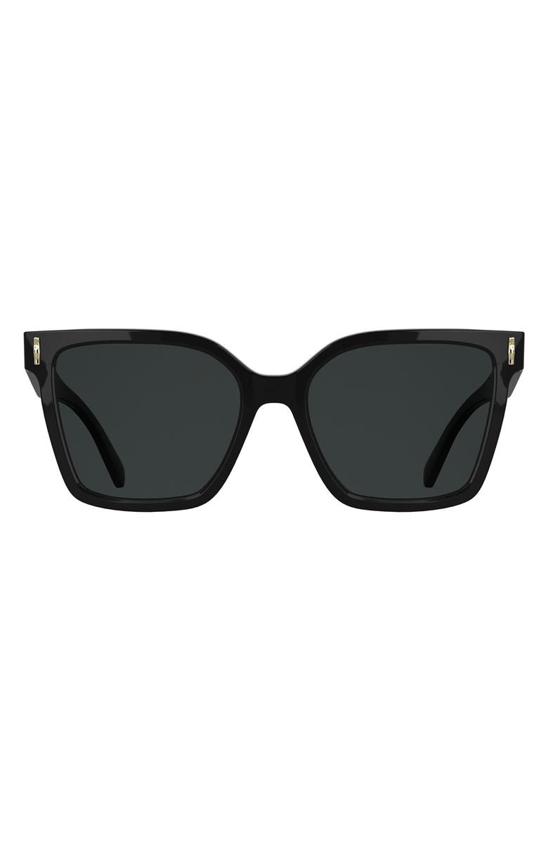 Longchamp Roseau 55mm Modified Rectangular Sunglasses, Main, color,