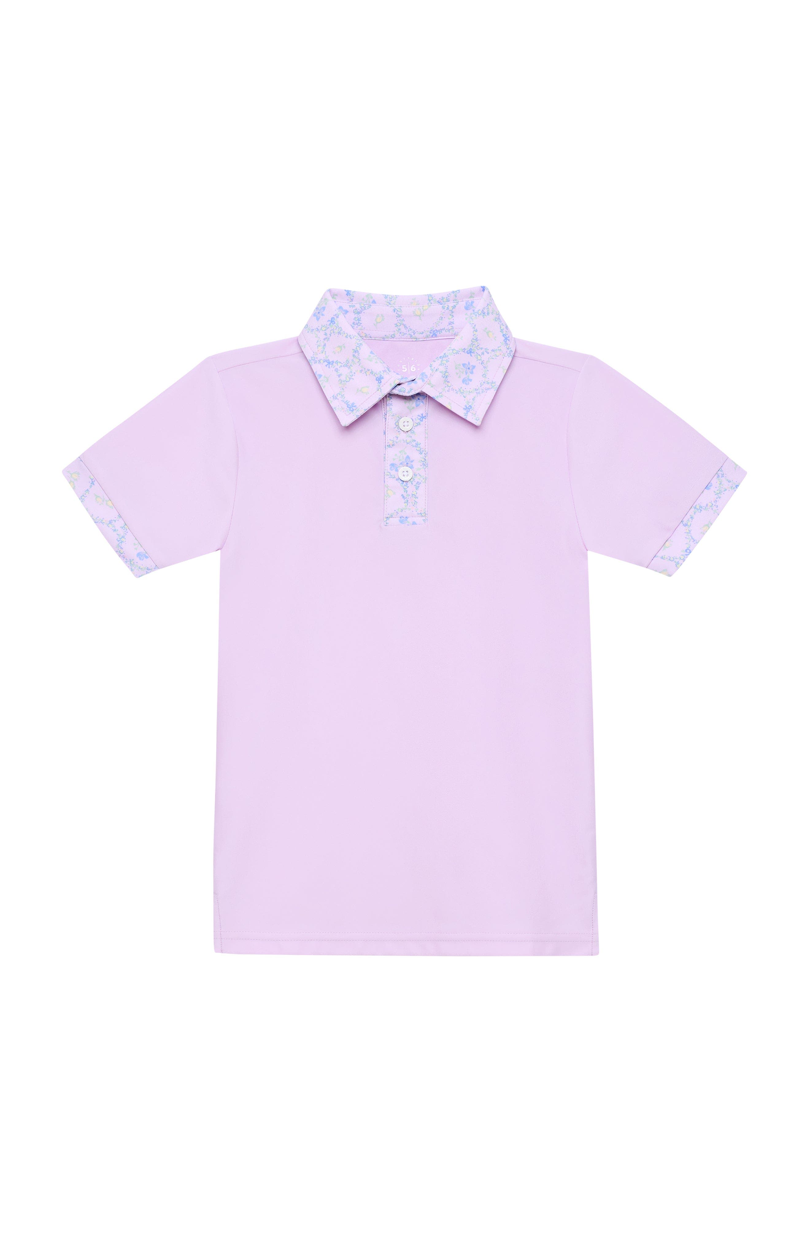 Courtside Kids Boys Polo Shirt In Pink