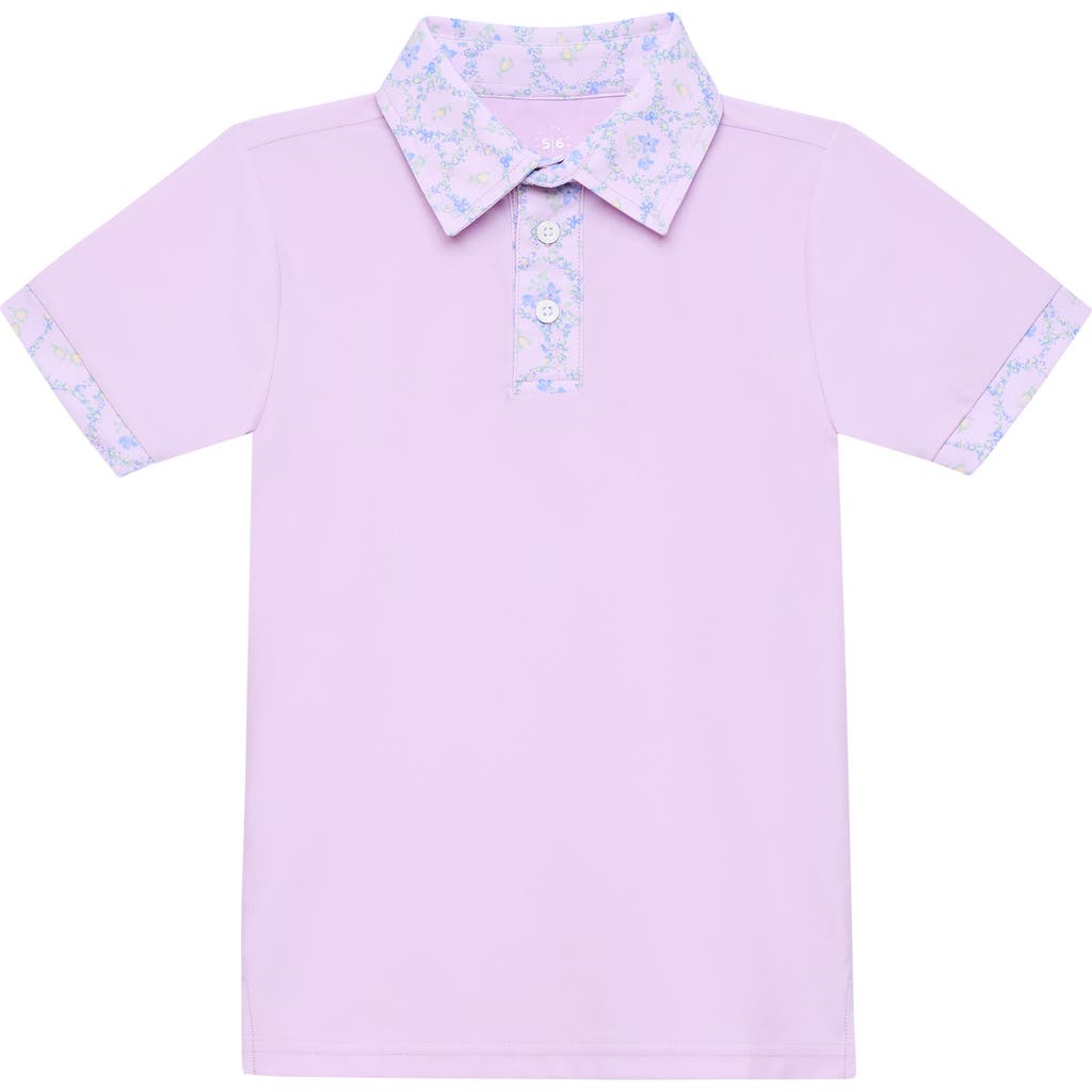 Courtside Kids Boys Polo Shirt In Pink