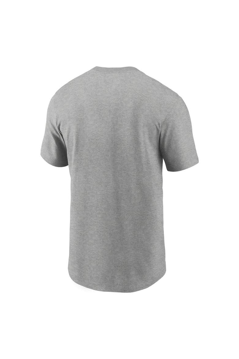 Men's Nike Heather Gray Washington Nationals Team Engineered Performance T-Shirt, Alternate, color, Heather Gray