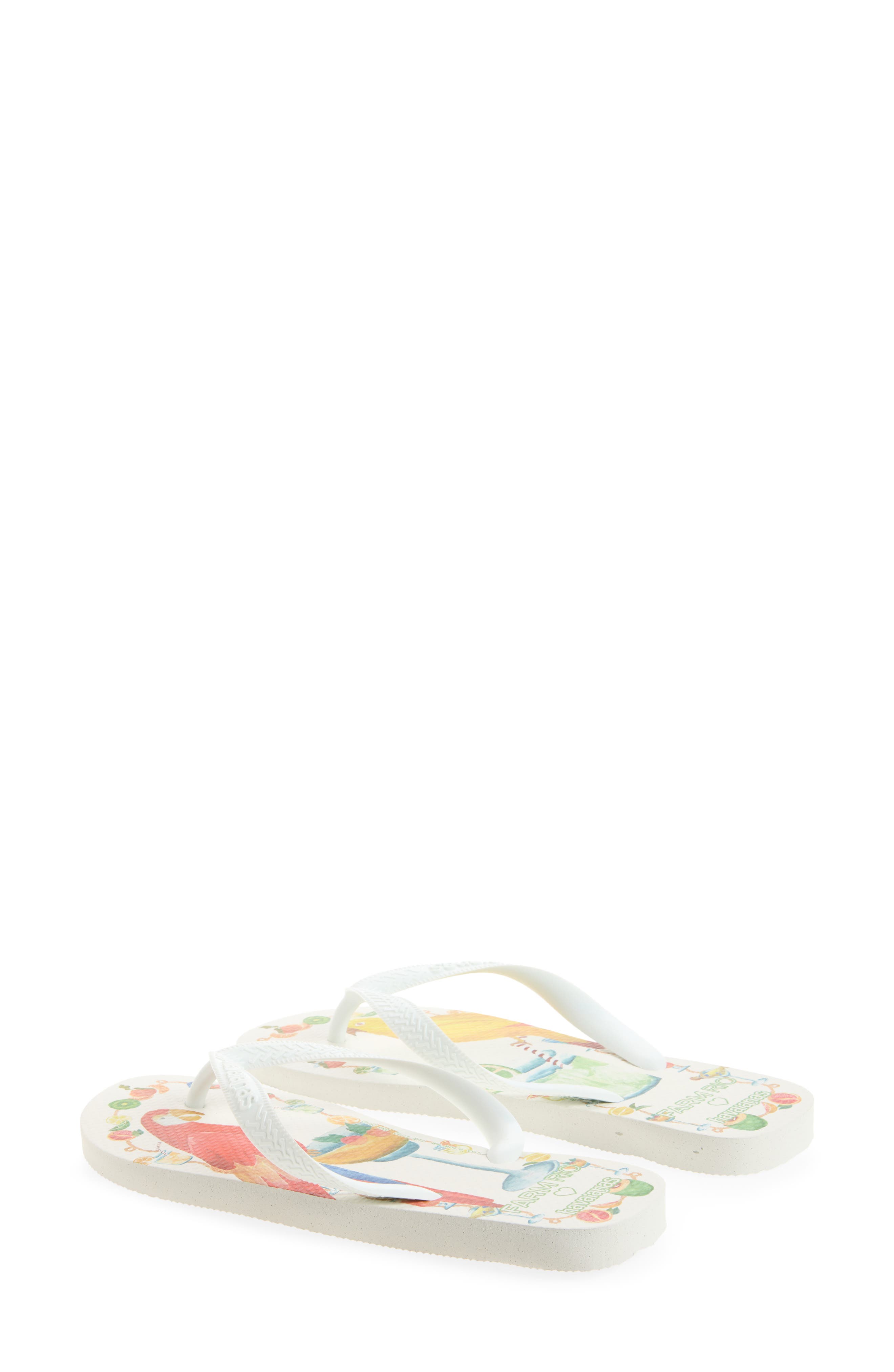 FARM Rio Flip Flop, Alternate, color, WHITE