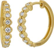 Bony Levy Small Florentine Diamond Hoop Earrings