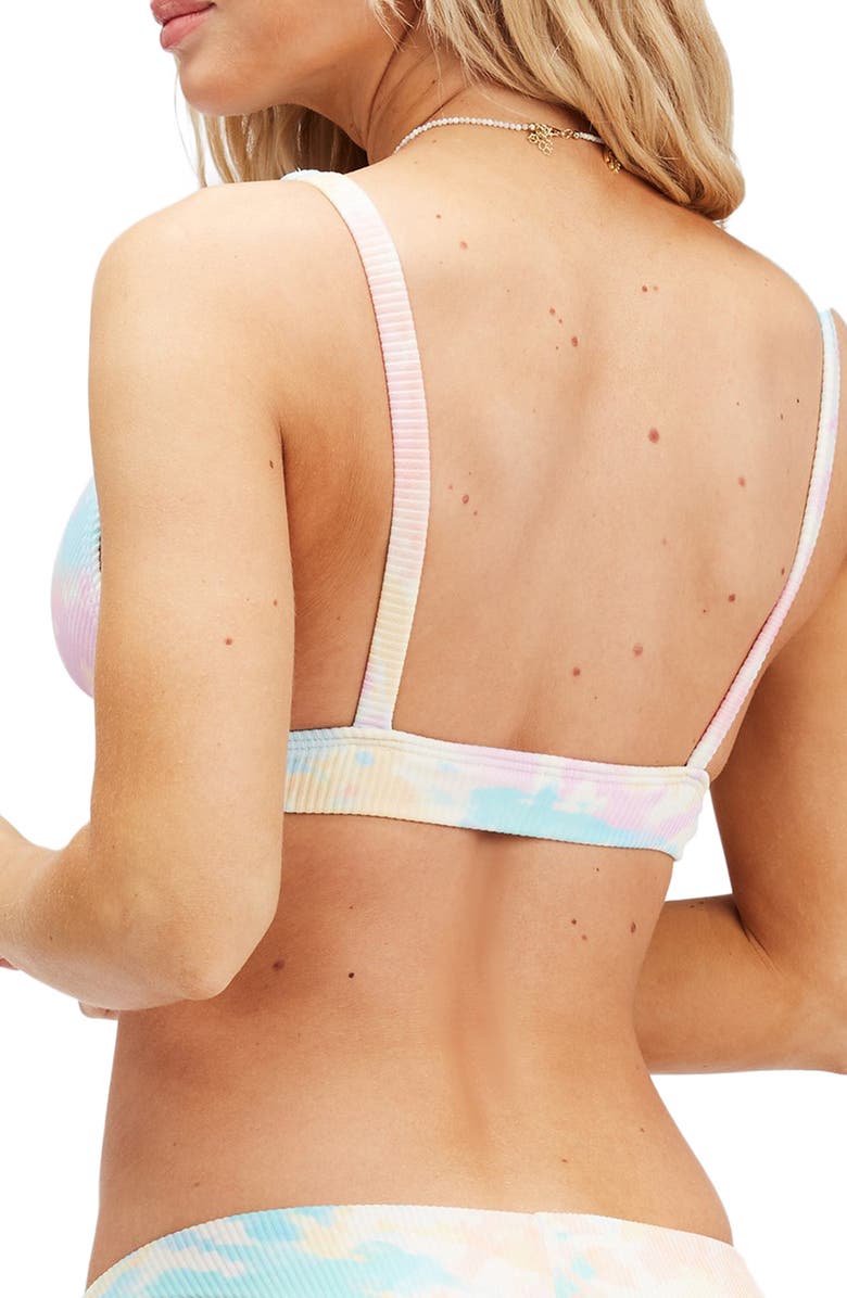 Billabong Rainbow Tide Banded Triangle Bikini Top, Alternate, color, 