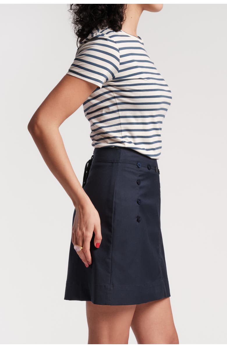 Frances Valentine Sailor Skirt, Alternate, color, Navy