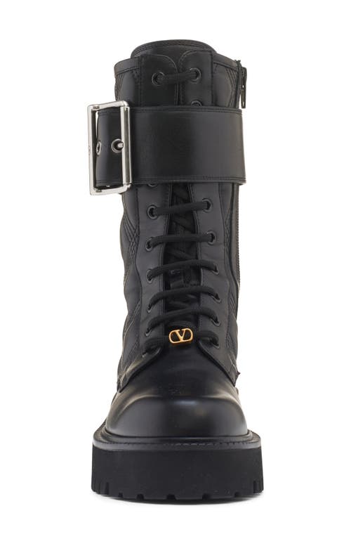 Valentino Garavani Quiltie 67 Combat Boot