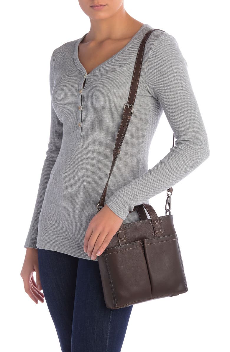 Frye Mindy Leather Mini Tote Crossbody Bag, Alternate, color,