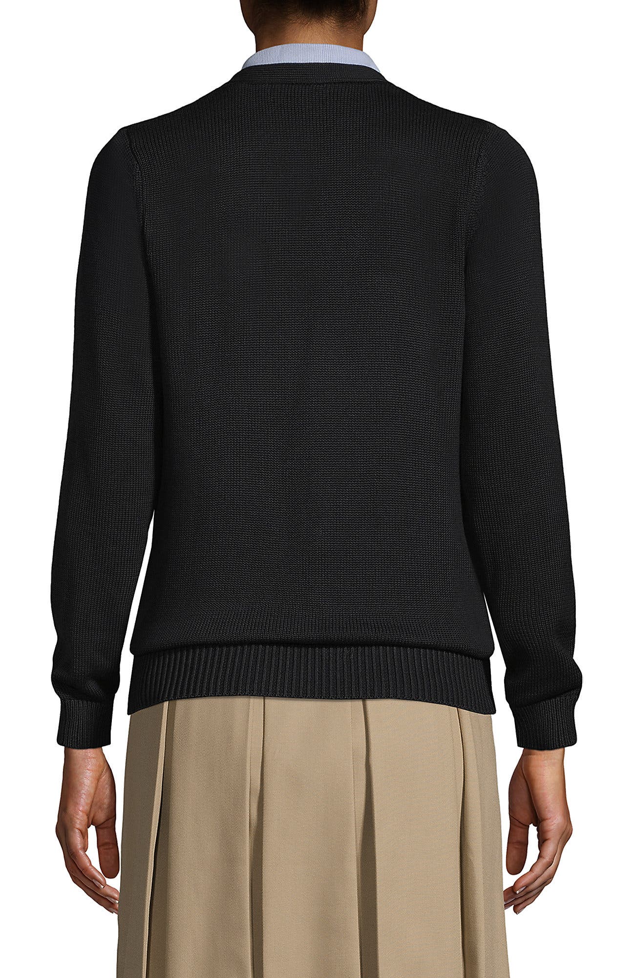 School Uniform  Cotton Modal Button Front Cardigan Sweater - image 2
