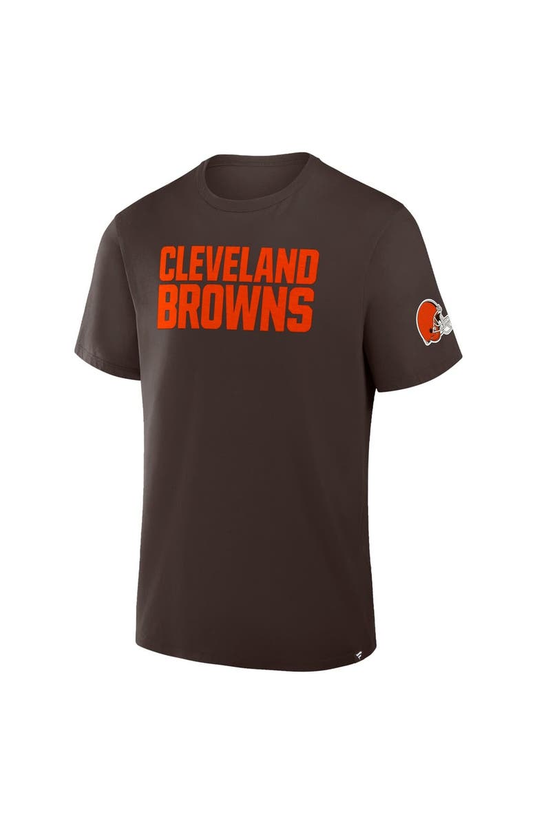 FANATICS Men's Fanatics Brown Cleveland Browns Option Route Legacy T-Shirt, Alternate, color, Brown