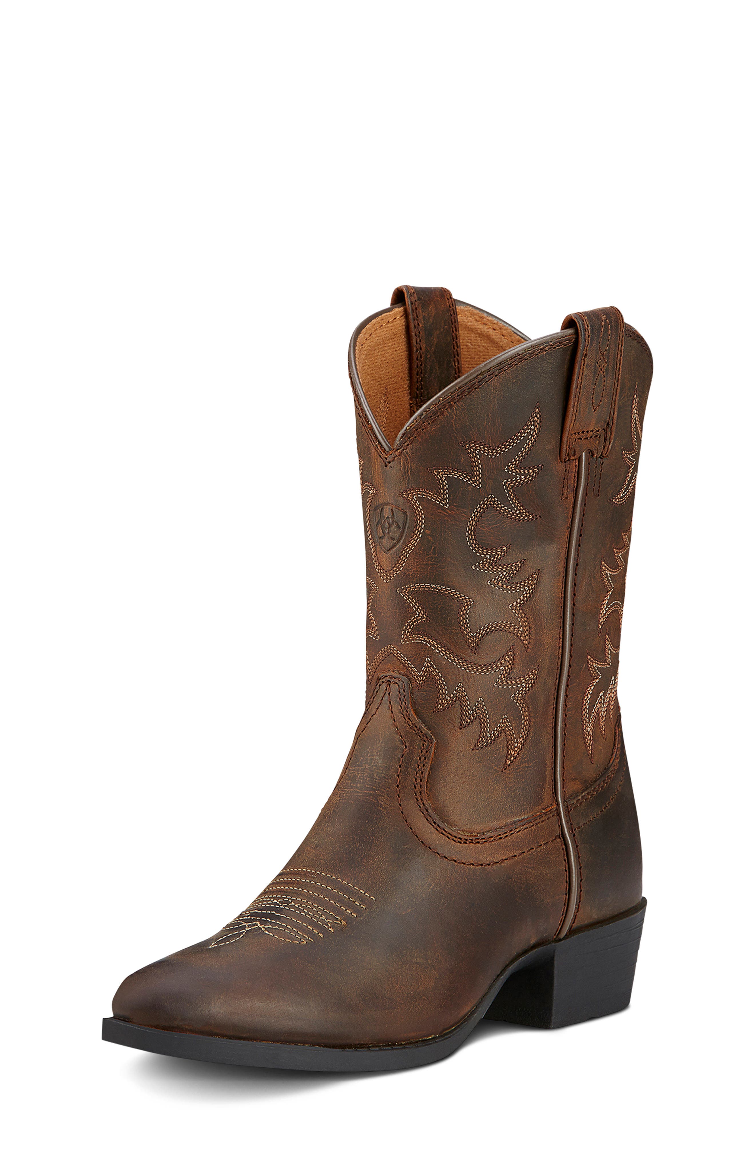 Ariat Kids' Heritage Western Boot, Main, color, Brown