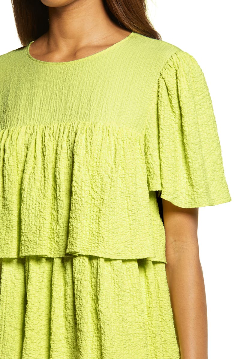 English Factory Tiered Dress, Alternate, color, 