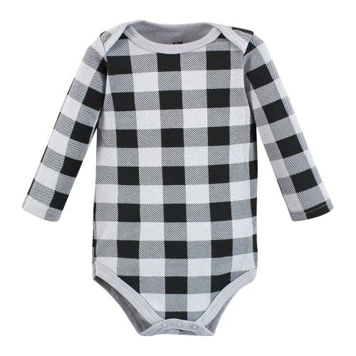 Hudson Baby Five-piece Collection Of Long-sleeve Cotton Bodysuits In Multi