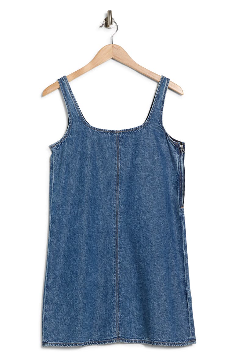 Kiki Sleeveless Denim Minidress, Alternate, color, CLAUDIA