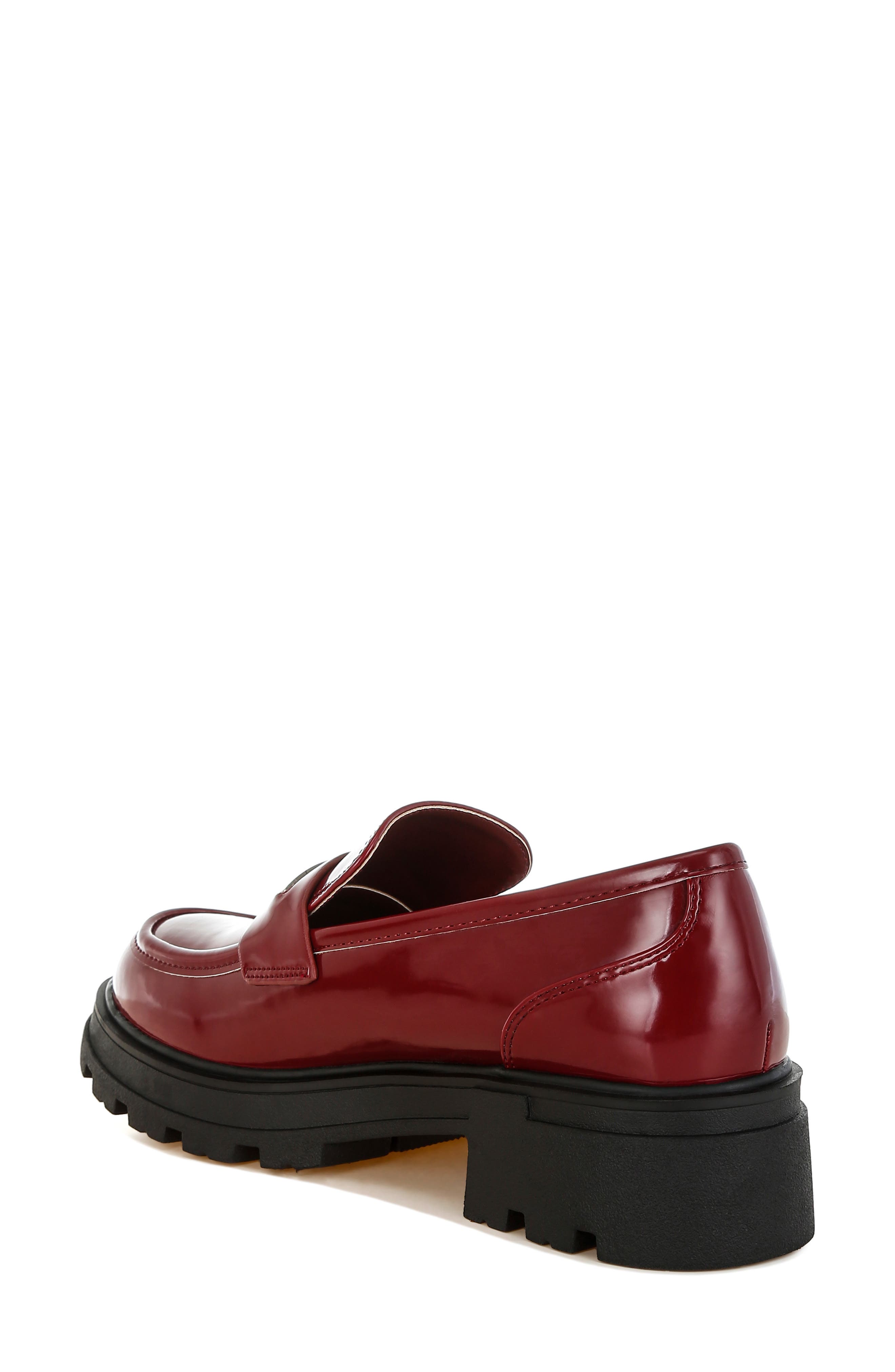 LONDON RAG Gleam Stride Loafer, Alternate, color, Burgundy