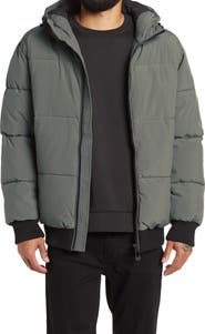 Noize Gunnar Hooded Puffer Bomber Jacket