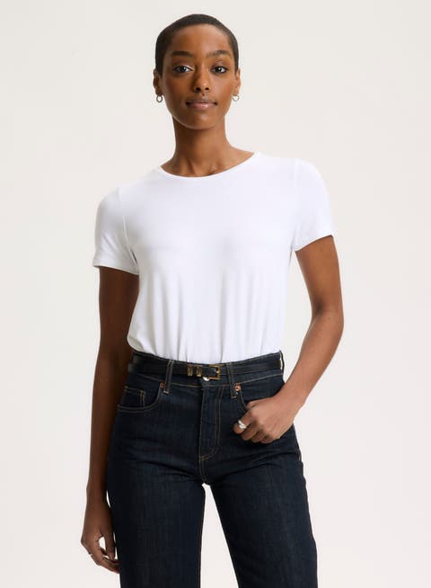 Soft Touch Short Sleeve Semi-Relaxed Crewneck Tee