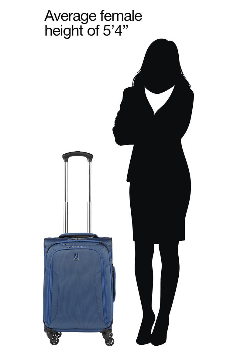 Pilot Air™ Elite 21" Expandable Carry-on Spinner Luggage, Alternate, color, OCEAN BLUE