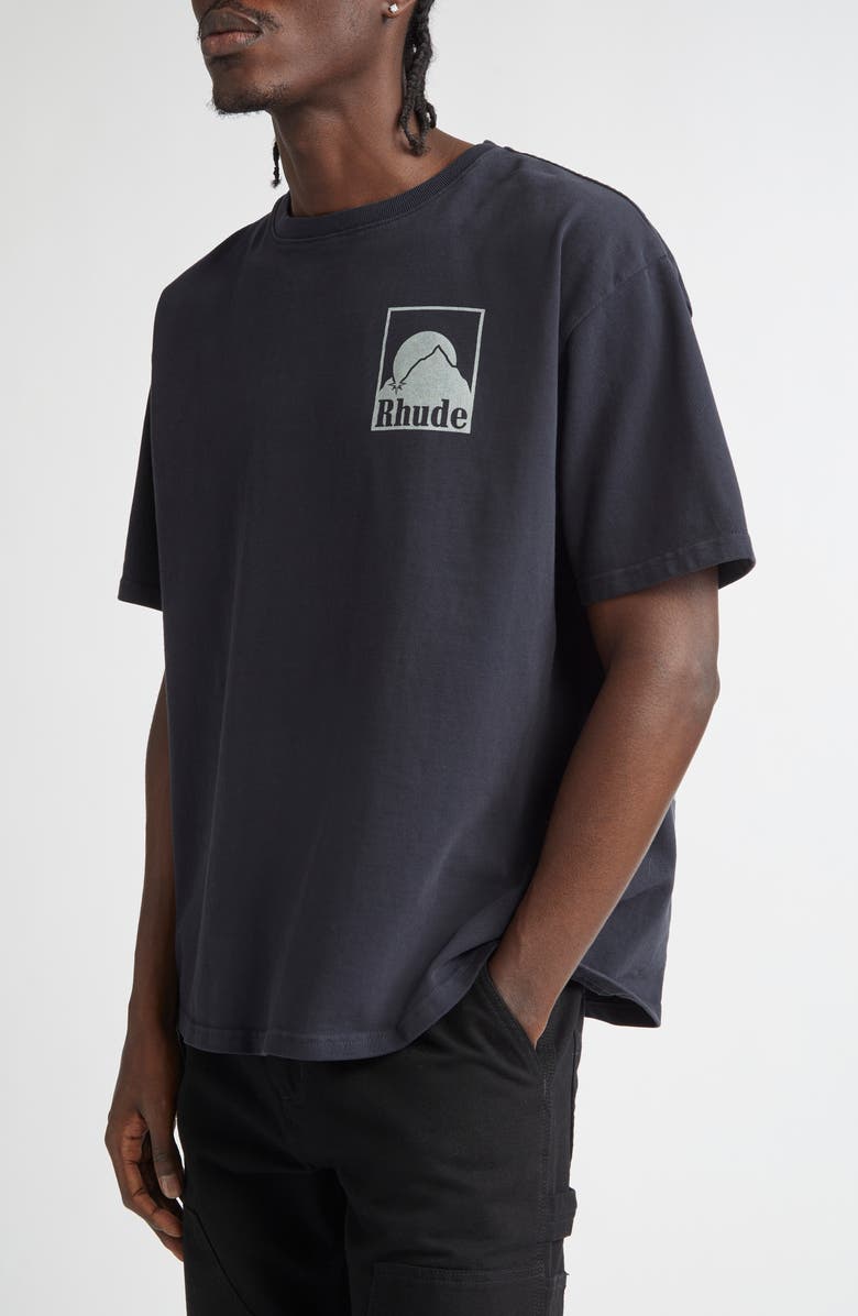 Rhude Moonlight Badge Graphic T-Shirt, Alternate, color, 