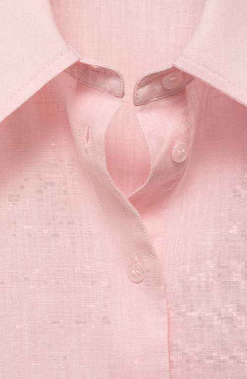Mango Pai Linen & Cotton Button-up Shirt