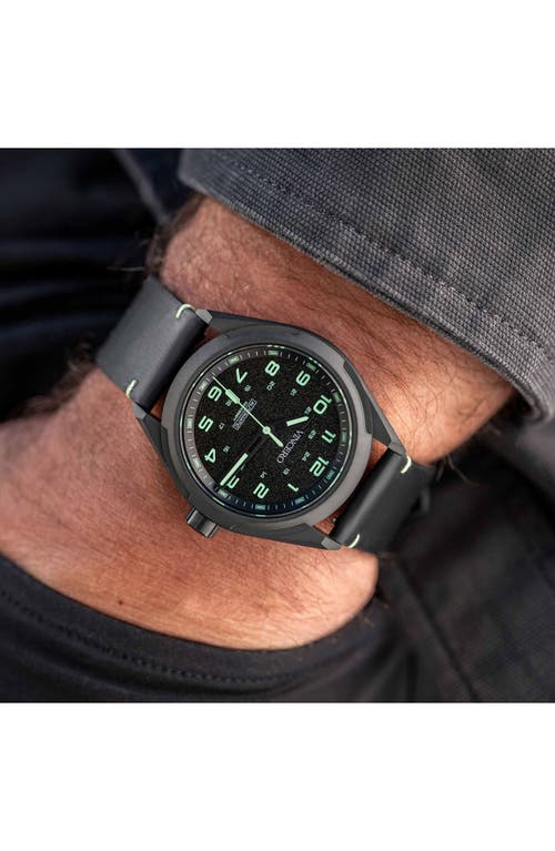 Vincero The Stratos Titanium Solar Webbing Strap Watch, 41mm