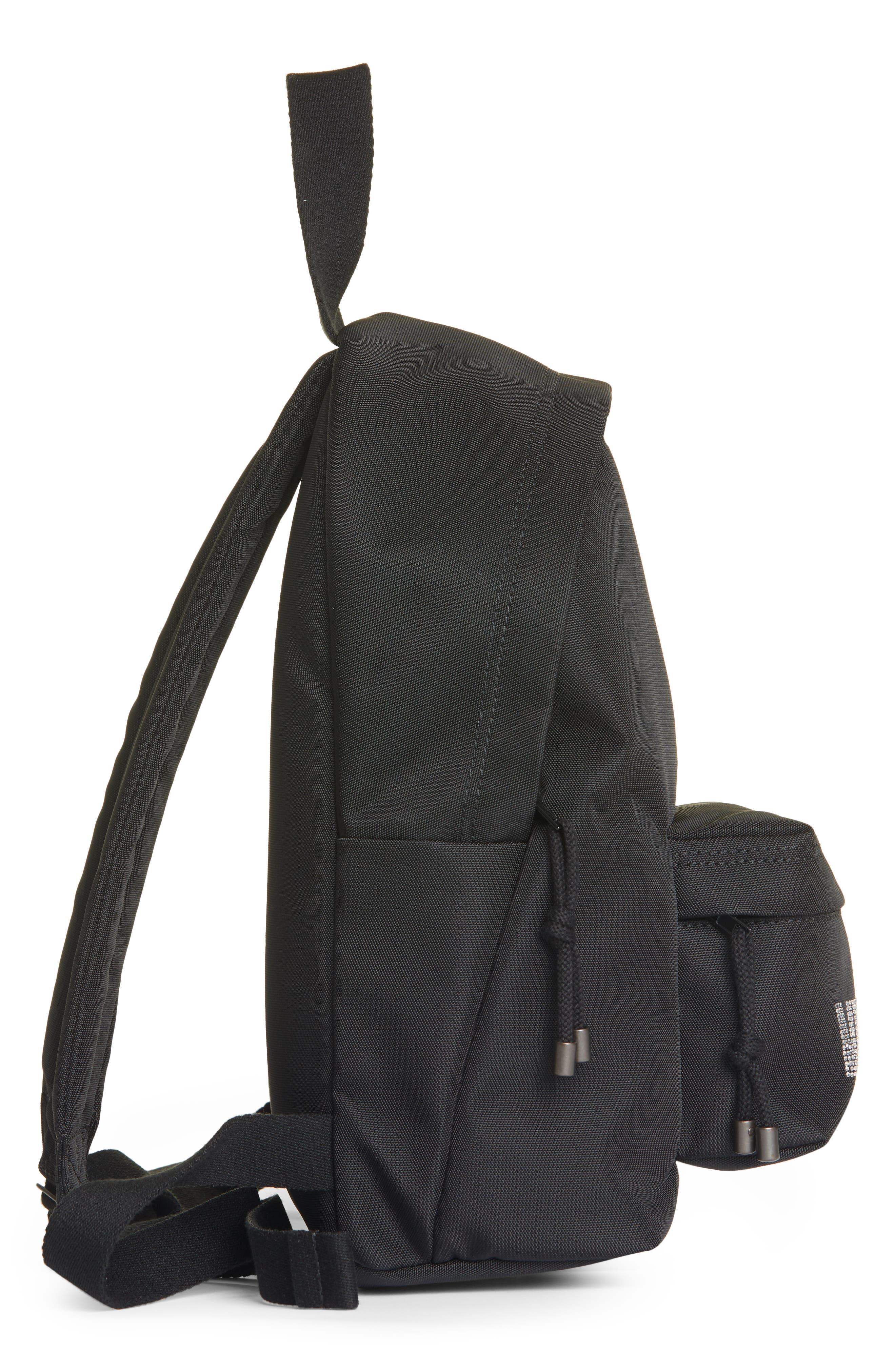 VETEMENTS Logo Crystal Embellished Backpack, Alternate, color, 