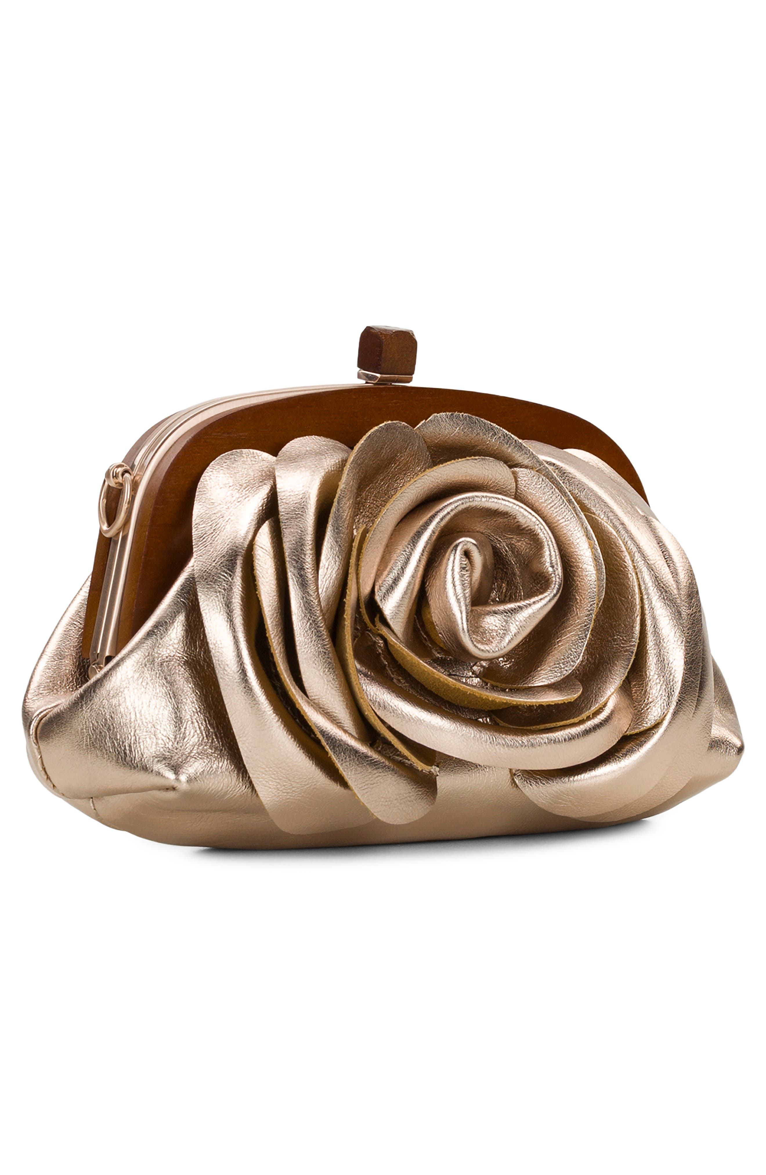 Joelle Leather Crossbody Bag, Alternate, color, CHAMPAGNE