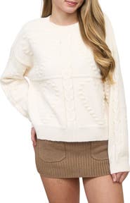 Blu Pepper Pompom Sweater