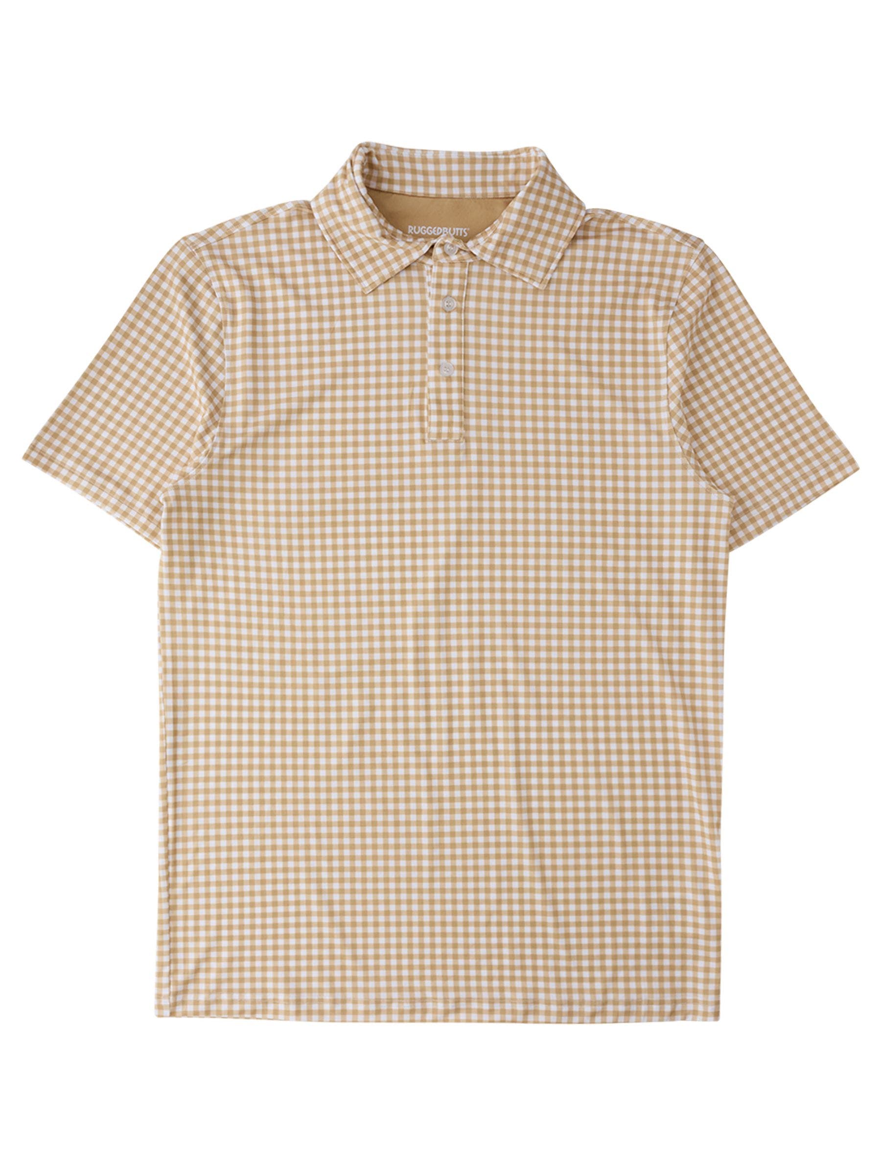 Khaki Micro Gingham