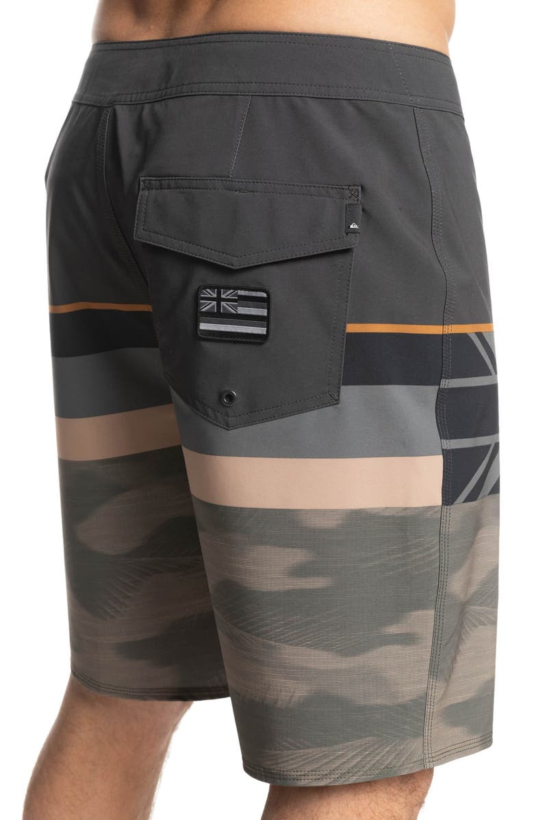 Quiksilver Surfsilk Faded Stripe 2 Board Shorts, Alternate, color,