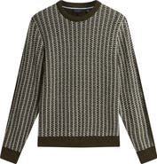 Ted Baker Frankez Textured Herringbone Sweater