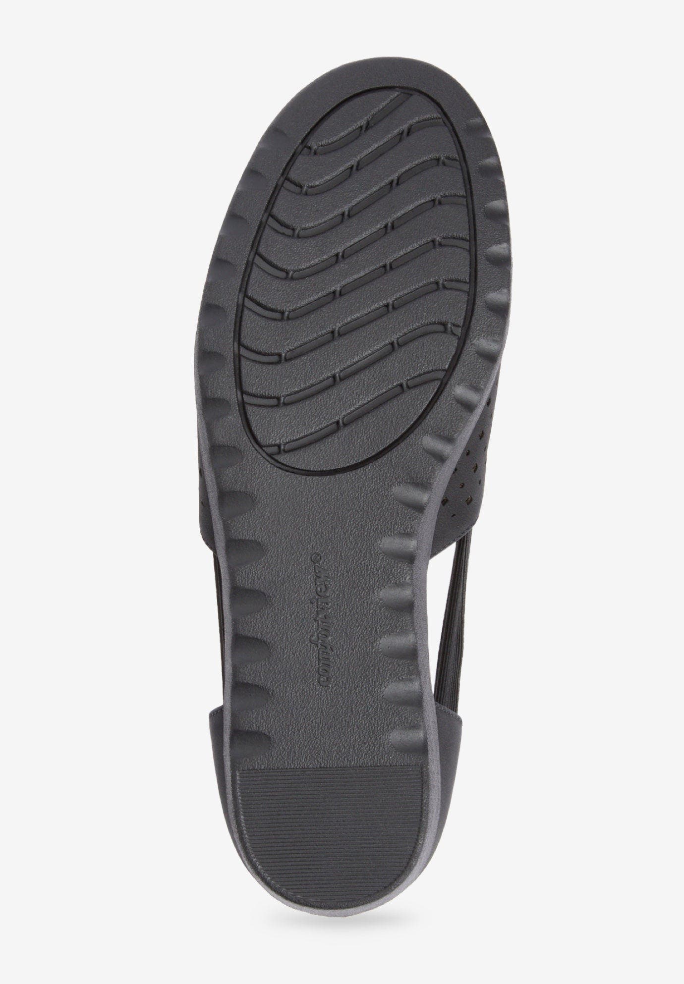 Comfortview The Zoe Slip On Flat, Alternate, color, Black