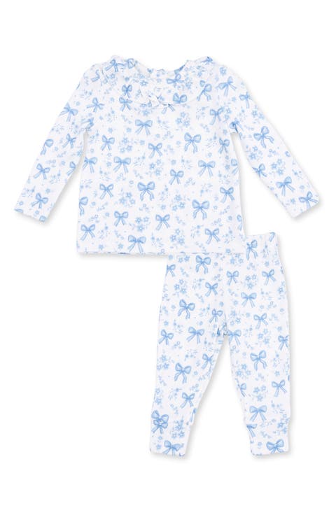 Bows and Flowers Top and Pants Set