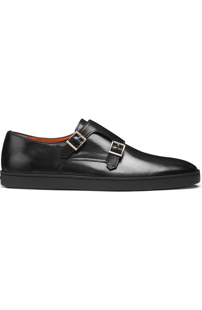 Santoni Freemont Double Monk Strap Shoe, Alternate, color,