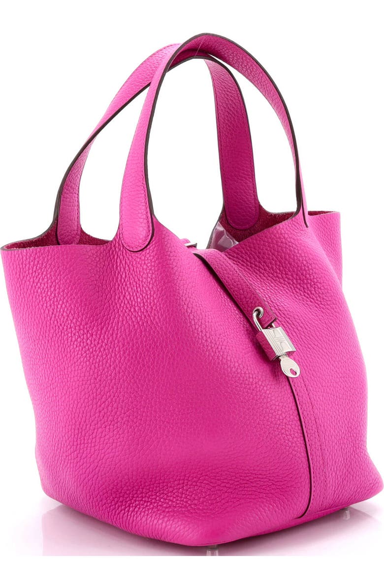 Pre-Owned Hermes Picotin Lock Bag Clemence MM, Alternate, color, Magnolia