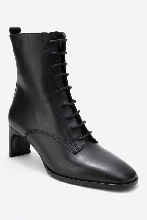 Sudy Leather Lace Up Boot (Women)
