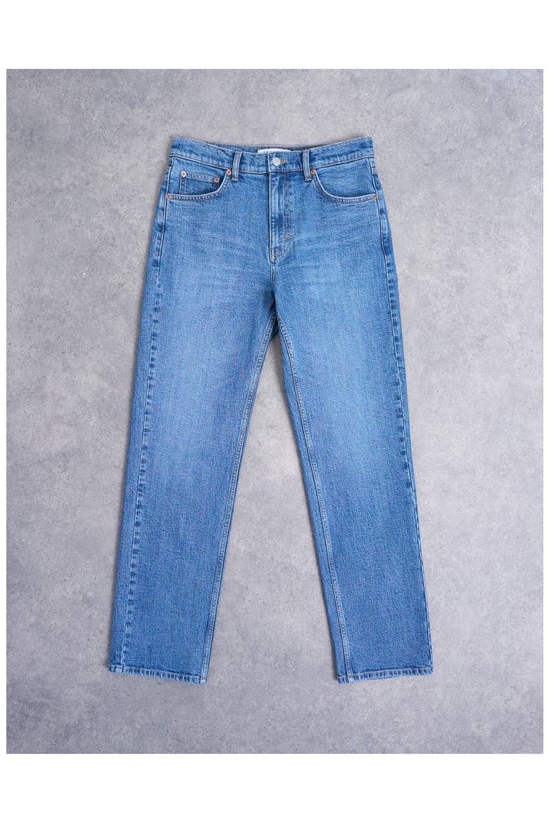 Orson Mid Rise Straight Leg Jeans, Alternate, color, VINTAGE BLUE