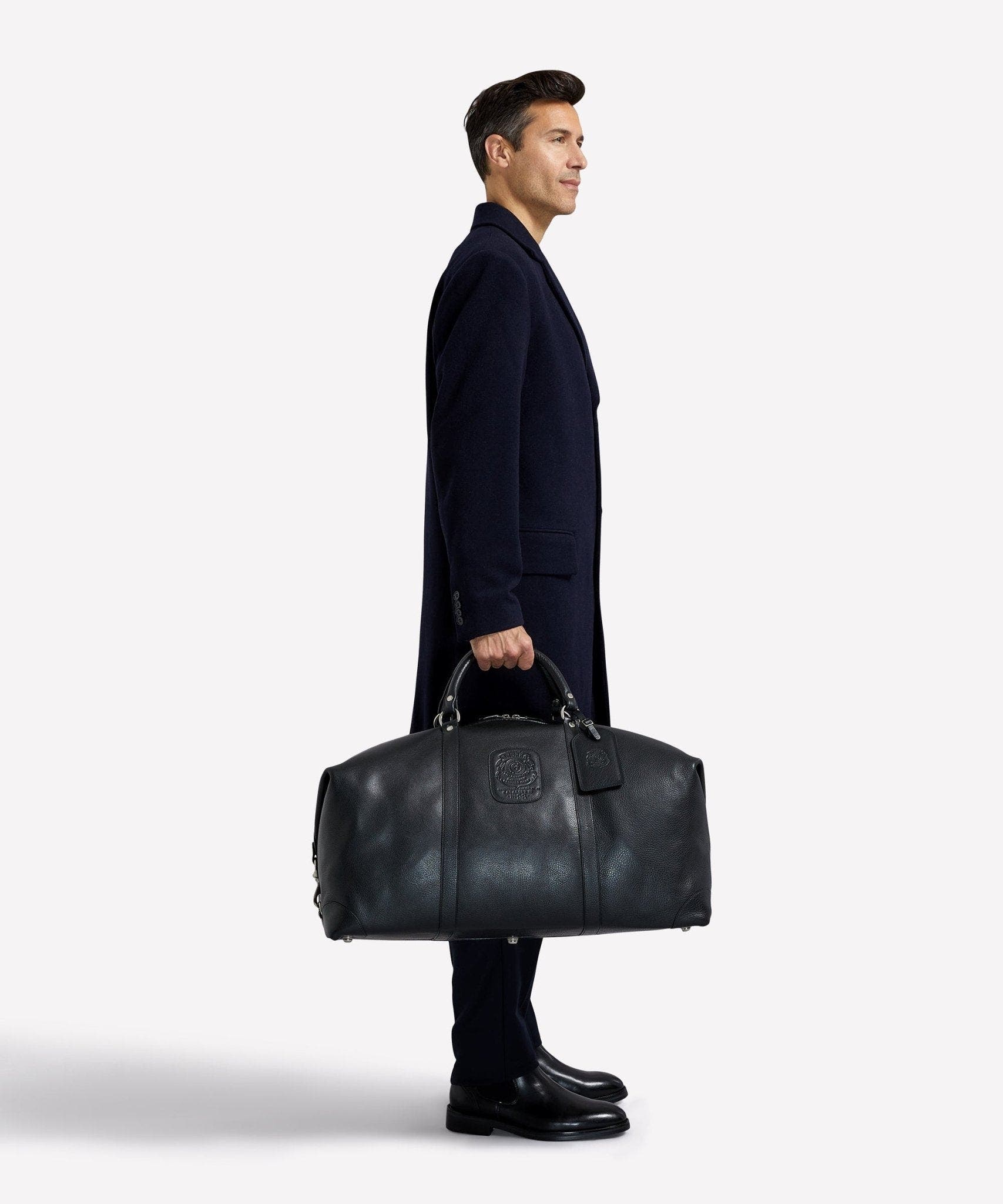 Ghurka Cavalier III No. 98, Alternate, color, Vintage Black Leather