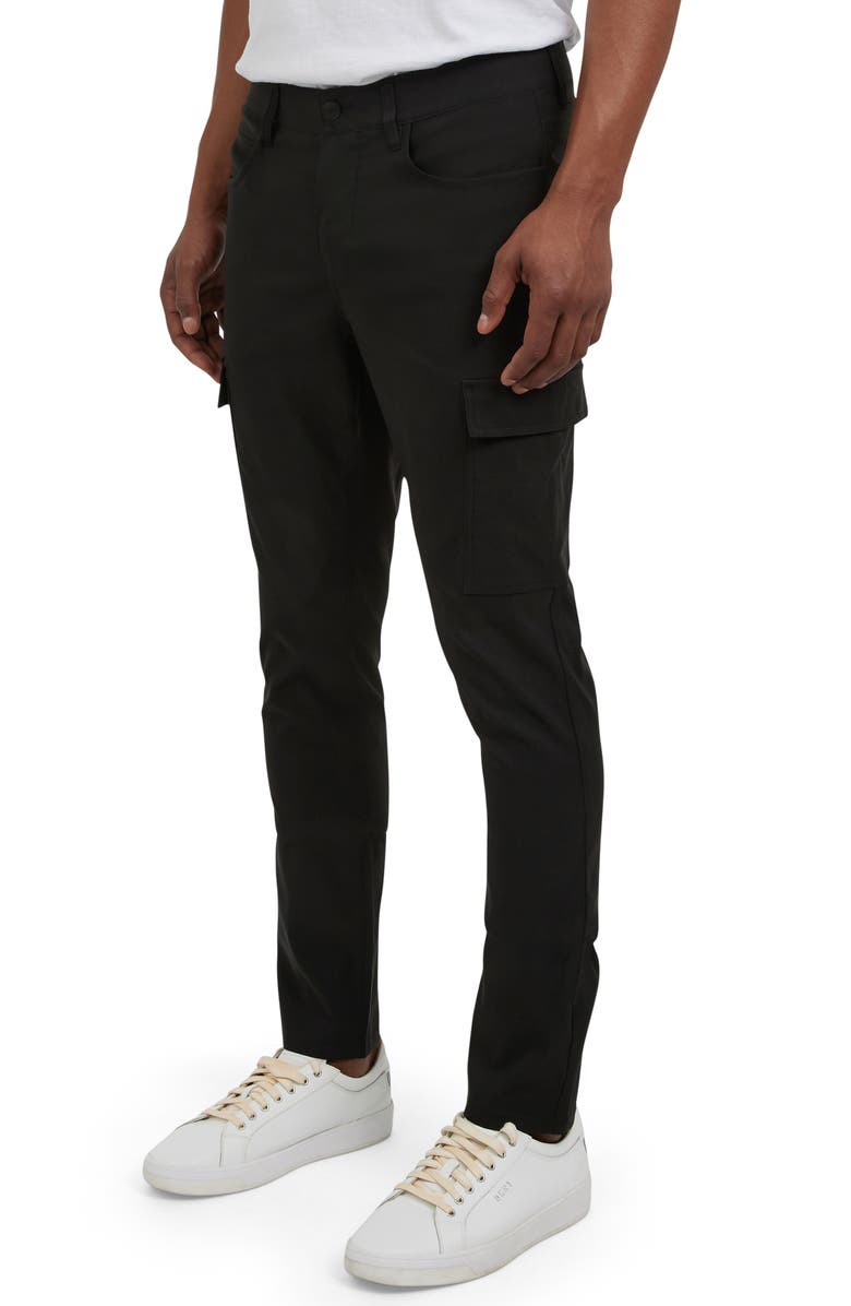 DKNY SPORTSWEAR Essential Tech Cargo Pants, Alternate, color, Black