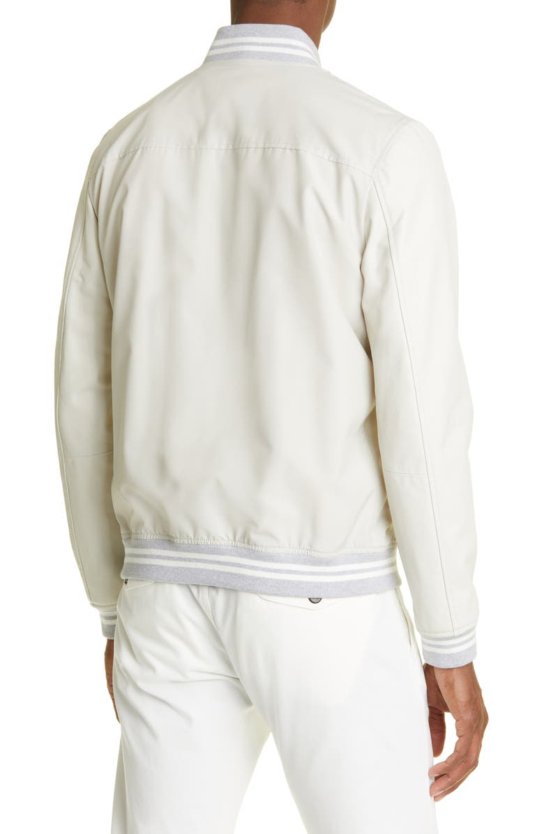 Eleventy Storm System<sup>®</sup> Waterproof Mixed Media Bomber Jacket, Alternate, color, 