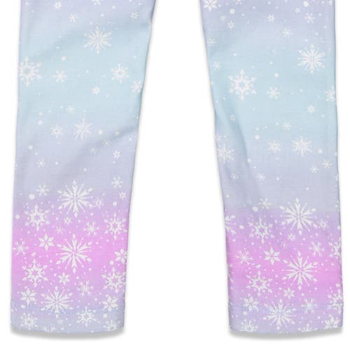 Disney Frozen Queen Elsa Hoodie & Leggings Set In Black