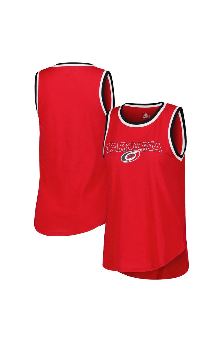 G-III 4HER BY CARL BANKS Women's G-III 4Her by Carl Banks Red Carolina Hurricanes Strategy Tank Top, Alternate, color, Red