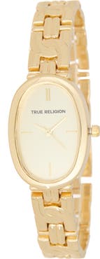 True Religion Oval Bracelet Watch, 23mm x 41mm