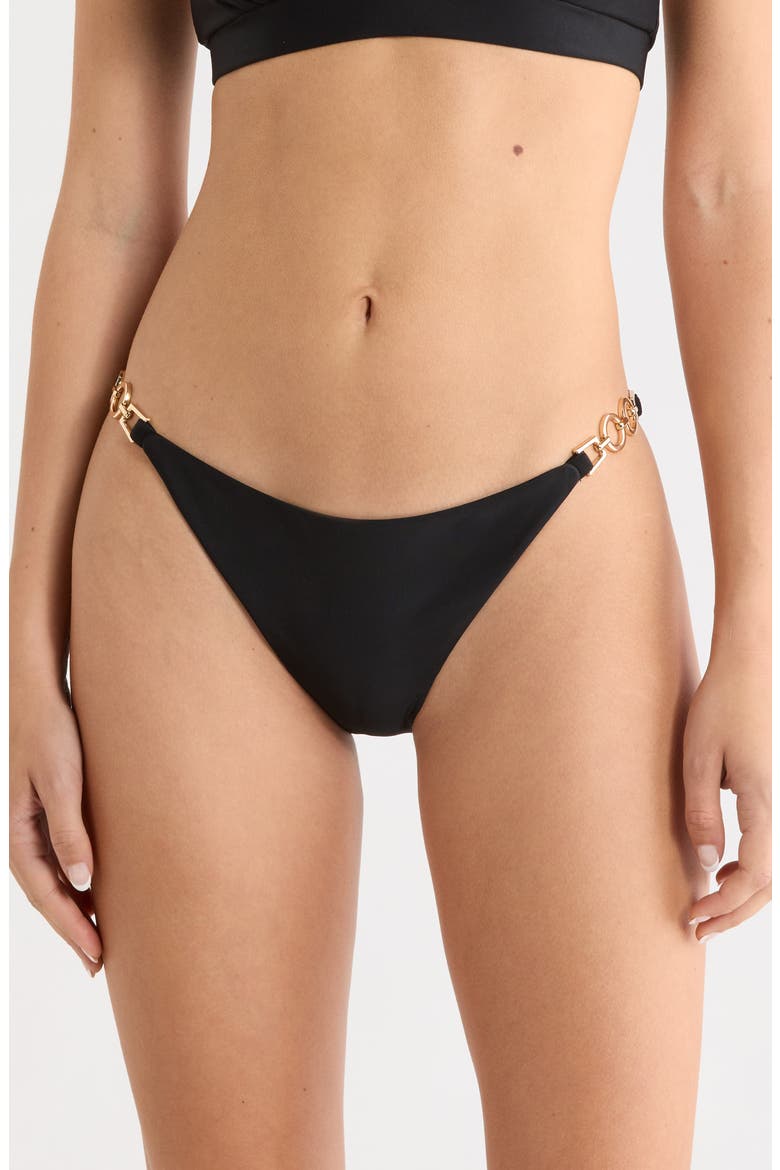Madalyn Hipster Bikini Bottoms, Main, color, BLACK