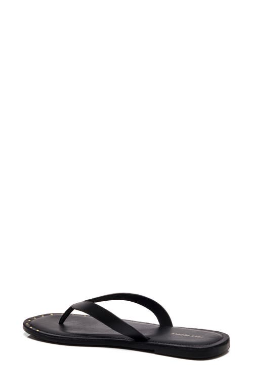 Free People Sona Thong Sandals Black In Black